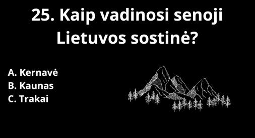 Viktorina apie Lietuvą