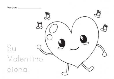 VALENTINO DIENA: SPALVINIMAS
