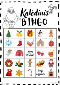 Kalėdinis BINGO