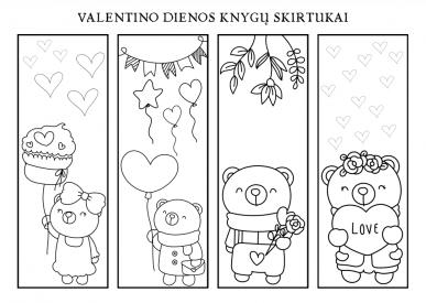 VALENTINO DIENA: KNYGŲ SKIRTUKAI