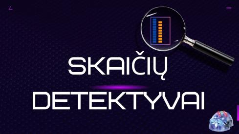 Skaičių detektyvai- žaidimas panaudojant BLUE-BOT robotukus