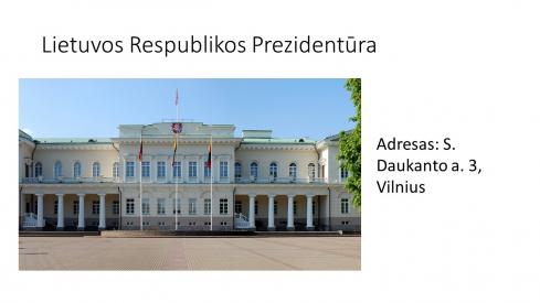 Skaidrės pamokai - valstybės valdymas