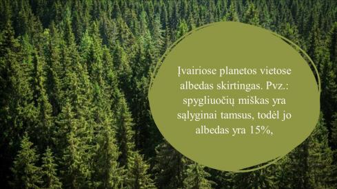 PART 2. Orai ir klimatas. 6.2 Saulės spinduliuotė ir oro įšilimas