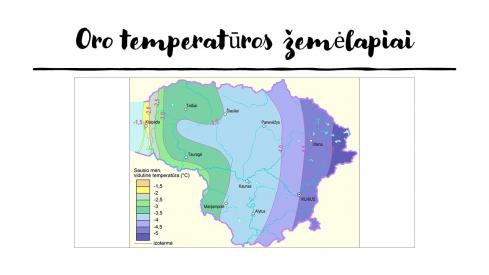 PART 3. Orai ir klimatas. 6.4. Oro temperatūra žemėje ir slėgis