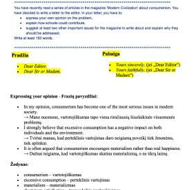 Semi-formal email rašymo paruoštukas