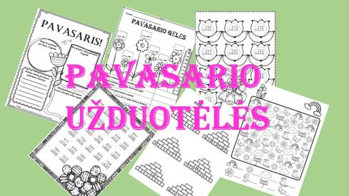 Pavasario užduotėlės