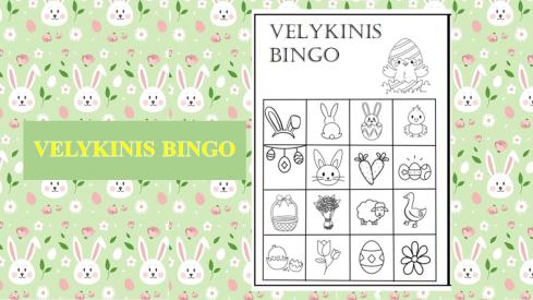VELYKINIS BINGO