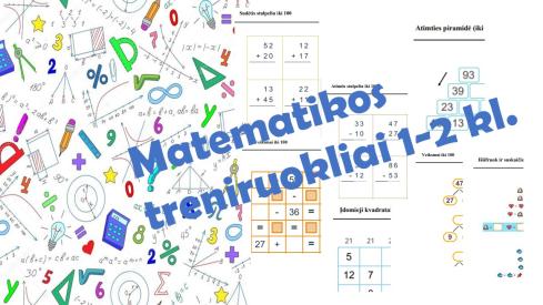 Matematikos treniruokliai 1-2 kl. 