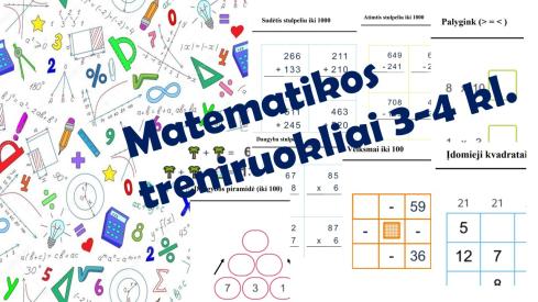 Matematikos treniruokliai 3-4 kl.
