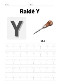 Punktyrinių raidžių rašymas