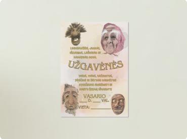 Renginio Užgavėnės plakatas