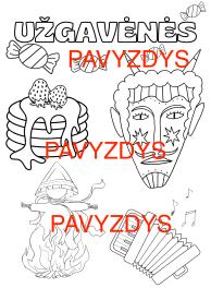 Užgavėnės. Edukacinės užduotys 