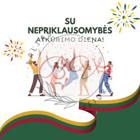 Skelbimo plakatas ,,Kovo 11-oji,,