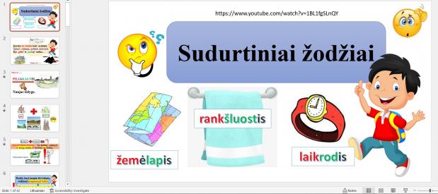 Sudurtiniai žodžiai 3-4 klasė