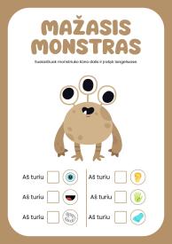 Suskaičiuok kūno dalis