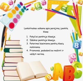 Lankstinukas Penkta klasė - permainų metas