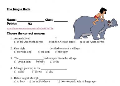 The Jungle Book