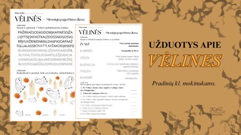 Užduotys apie Vėlines