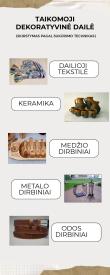 Taikomoji dekoratyvinė dailė. Infografika.