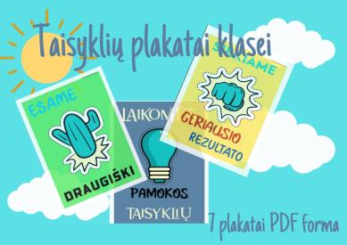 Pamokos susitarimai ar taisyklės