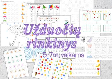 Užduočių rinkinys 5-7m