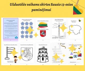Užduotėlės Sausio 13-ąjai