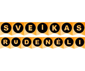 Sveikas rudenėli - girlianda 