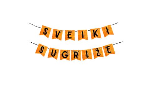 SVEIKI SUGRĮŽĘ - GIRLIANDA