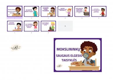 Mokslininkų saugaus elgesio taisyklės pdf ir mp4