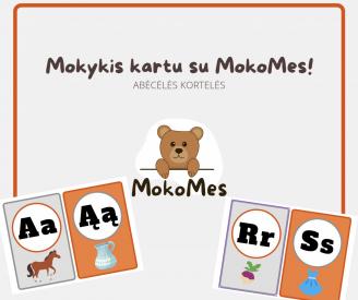 Abėcėlės kortelės MokoMes