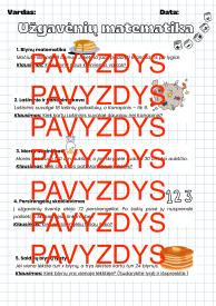 Užgavėnių matematika