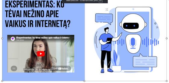 Etikos pamoka Virtualus draugas