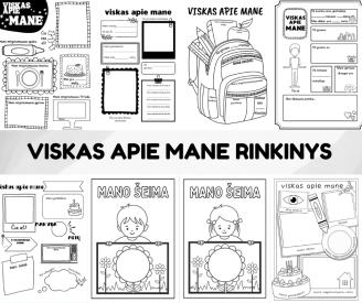 VISKAS APIE MANE - rinkinys 8 vnt.