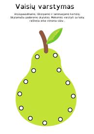 Vaisių varstymo užduotis