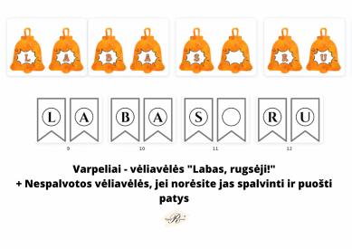 Varpeliai-vėliavėlės Labas, rugsėji