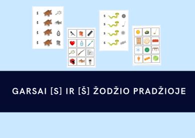 Garsai S ir Š žodžio pradžioje