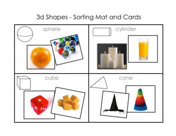 3D shape sort