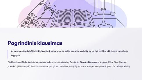 ANTIKINĖ IR KRIKŠČIONIŠKOJI ETIKA skaidrės