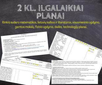 2 klasės ilgalaikiai planai
