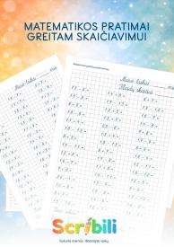 Sudėtis ir atimtis iki 20 - matematikos pratimai
