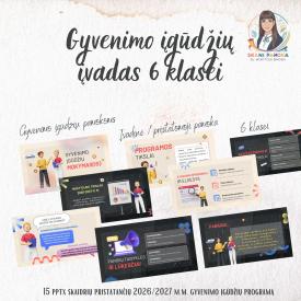 Gyvenimo įgūdžių įvadinė pamoka 6-okams