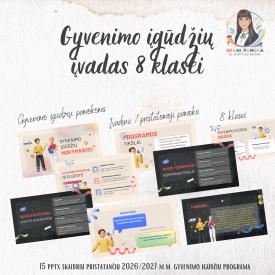 Gyvenimo įgūdžių įvadinė pamoka 8-okams