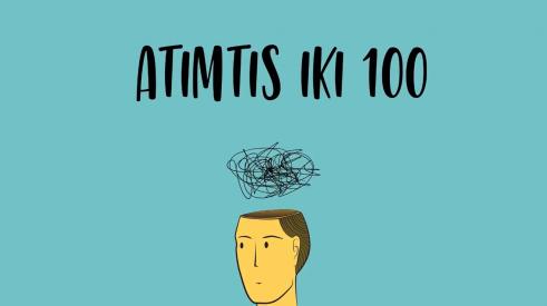 Atimtis iki 100. Vaizdo įrašas.