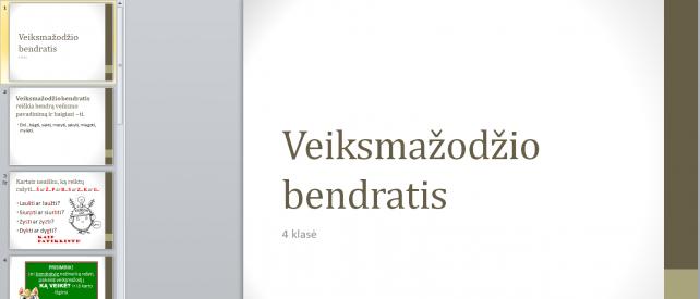 Veiksmažodžio bendratis