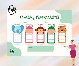 Pamokų tvarkaraštis
