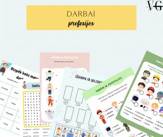 Darbai, profesijos