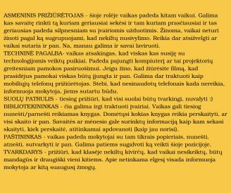 KLASĖS PADĖJĖJAS