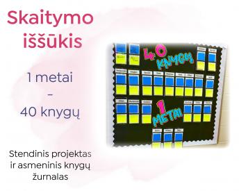 Skaitymo iššūkis: 1 metai - 40 knygų