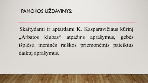 Daikto aprašymas