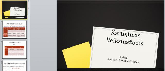 Bendratis ir esamasis laikas